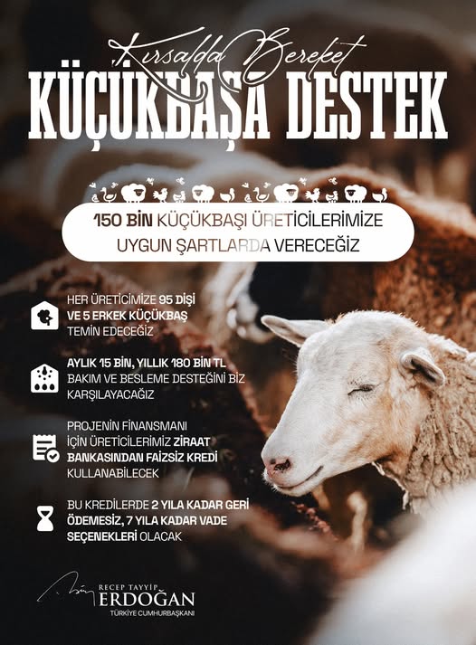 “Kırsalda Bereket, Küçükbaşa Destek”